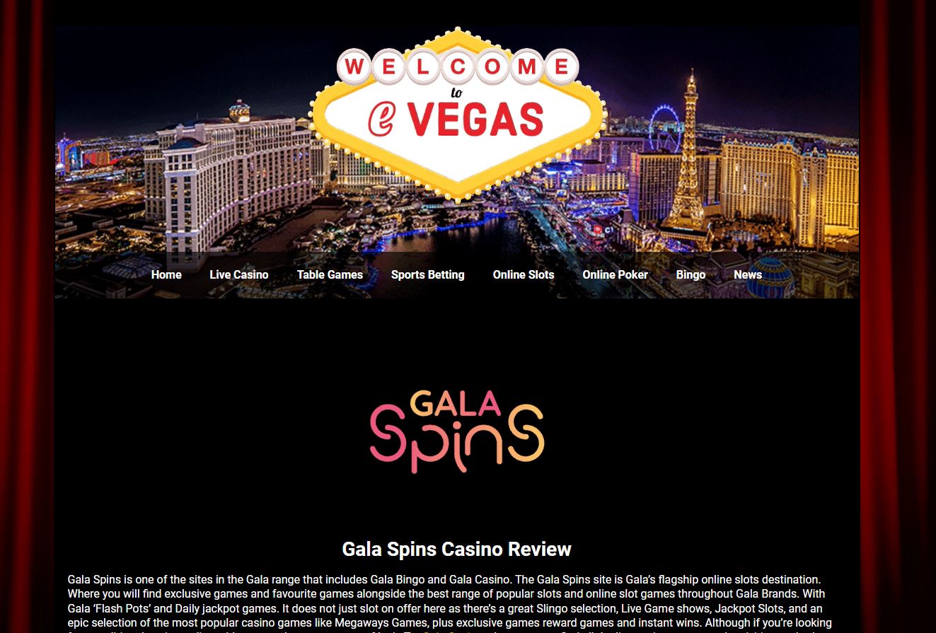 Gala Spins Online Casino Review